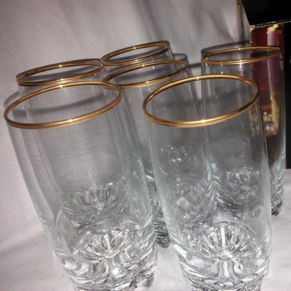 Hiball Glassware 24 Karat Gold Tabletop Essential - Picture 2 of 4